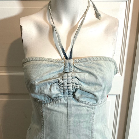 ‼️RARE VINTAGE GUESS HALTER DRESS‼️ - Picture 2 of 13